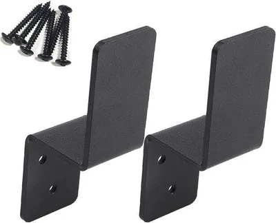 Image de Verrou de sécurité - Acier haute résistance - Pour bois 2x4 - Noir
