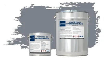 Produktbild von Wixx 2K Polyurethan450 Betonbeschichtung - RAL 7046 | Telegrau 2 - 10L