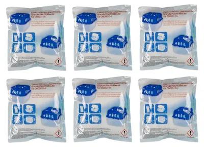 Image de BURI Lot de 6 sachets de recharge de déshumidificateur d'air 400g de granulés Sachet de granulés de déshumidificateur Recharge d'absorbeur d'humidité Granulés de déshumidification