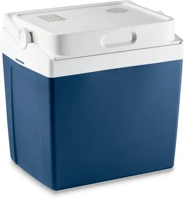Image de Glacière électrique de 25 litres avec prise 12 V, capacité de refroidissement jusqu'à 17 °C en dessous de la température ambiante