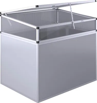 Produktbild von KGT Frühbeetaufsatz für Hochbeet "130" anthrazit 1,21 x 0,91 x 0,32 m (L x B x H)