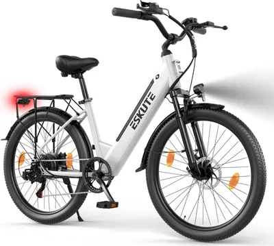 Zdjęcie produktu dla Rower elektryczny ESKUTE C100 PLUS 250W 36V 13Ah E-bike biały
