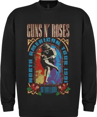 Produktbild von Guns N´ Roses Use Your Illution Skull Sweatshirt