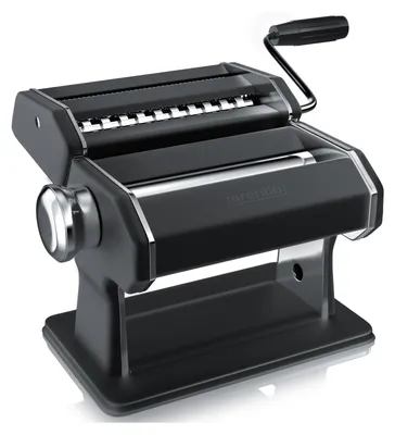 Obrázek produktu pro Arendo strojek na těstoviny manuální, strojek na těstoviny, stroj na těstoviny, lis na těstoviny, nerezová ocel, 7 nastavitelných tlouštěk, duplexní nástavec na špagety, tagliatelle, lasagne - 2 mm a 6 mm
