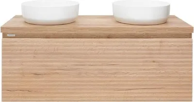 Produktbild von NATUREL Savona Badezimmerunterschrank mit Schublade, Eichefarben