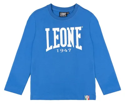 Produktbild von Leone 1947 Basic Langarm-T-Shirt mit großem Logo für Kinder