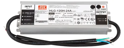 Produktbild von Mean Well HLG-120H-24A SNT 27V/DC/0-5A/ 120W IP65