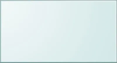 Image de Dessus de table rectangulaire en verre trempé 1200 x 650 mm