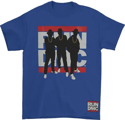 Image de Run DMC - T-Shirt Homme/Femme Unie RO6263 (L) (Bleu roi)