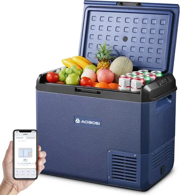 Productafbeelding van 60 l compressiekoelbox, elektrische koelbox -20 °C tot 20 °C