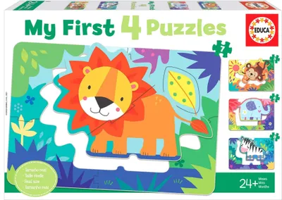 Immagine prodotto di Puzzle da 5-6-7-8 pezzi My First 4 Puzzles 18897 EDUCA