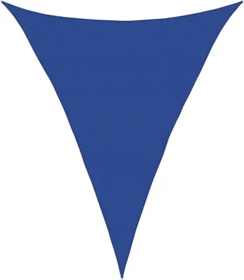 Produktbild von Sonnensegel 160 g/m² Dreieckig Blau 5x6x6 m HDPE