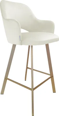 Obrázok produktu pre Barová stolička Milano, zlatá podnož MG50