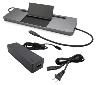 Obrázek produktu pro i-tec Metal C31FLATPRO100, Kabel, USB 3.2 Gen 1 (3.1 Gen 1) Type-C, 85 W, 3,5 mm, 10,100,1000 Mbit/s, Šedá