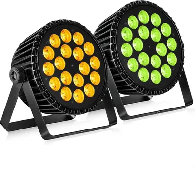 Produktbild von LED-Scheinwerfer für die Bühne – Podiumsbeleuchtung – Discobeleuchtung – Partybeleuchtung – DJ-Beleuchtung – 18 x 18 W RGBWA+UV