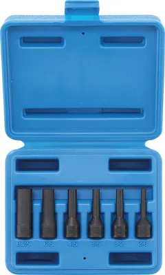 Produktbild von BGS 5290 Abdreh-Einsatz-Set für Glühkerzenelektrode, 6,3 (1/4), 6-tlg.