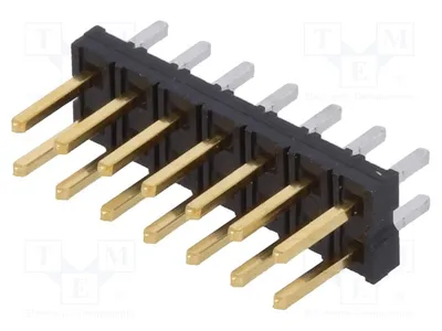 Productafbeelding van 1x Stiftstrip voor bedrading/printplaat, mannelijk, 2 mm, artikelnummer 87758-1416, signaalconnector