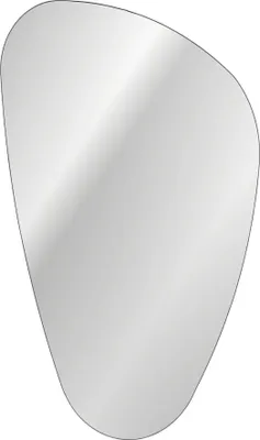 Produktbild von FURNLUX Wandspiegel Lustro Grau Spiegel 58cm / Hauptfarbe: Grau / Abmessungen: 58 x 80 x 1 cm