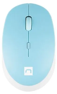 Zdjęcie produktu dla Mysz Bezprzewodowa Natec Harrier 2 Bluetooth 5.1 1600 Dpi Z Cichym Klikiem Biało-Niebieska