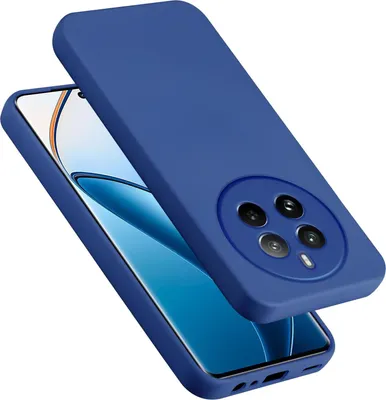 Produktbild von Cadorabo Hülle für Realme 12 Pro Hülle Silikon Handyhülle Case aus flüssigem Silikon, Kratzfeste und stoßfeste Schutzhülle für Realme 12 Pro
