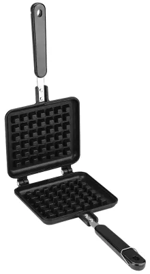 Waffelbackform aus Aluminium, antihaftbeschichtet, 31,5 x 14 cm