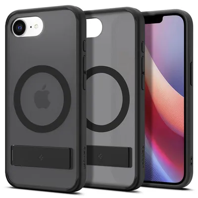 Image de Spigen Ultra Hybrid S (MagFit), Coque, Apple, iPhone 16e, 15,5 cm (6,1 pouces), Noir