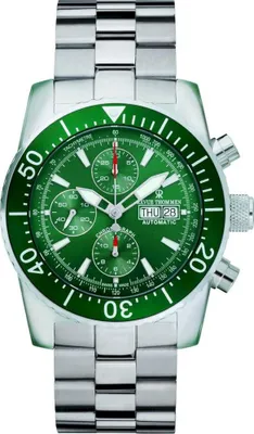 Produktbild von Revue Thommen Herren Armbanduhr Automatik Diver 45 mm Day & date Window Armband Silicone 17030.6532