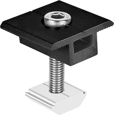 Produktbild von INF Photovoltaik Halterung Mittelklemme 30mm Aluminiumlegierung 10er Set