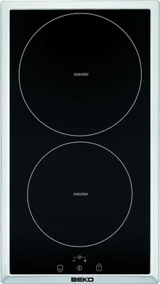 Image de Beko HDMI 32400 DTX Noir Intégré 50 cm Table de cuisson à induction de zone 2 zone(s)