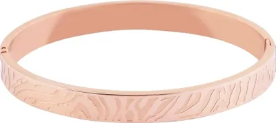 Produktbild von Akzent Armreif aus Edelstahl in roségoldfarbig mit IP Roségold-Beschichtung