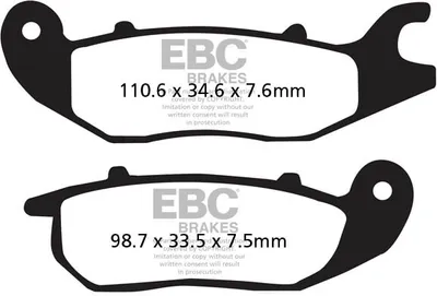 Zdjęcie produktu dla Klocki Hamulcowe Moto Honda Fs 125 Sonic (03-04)