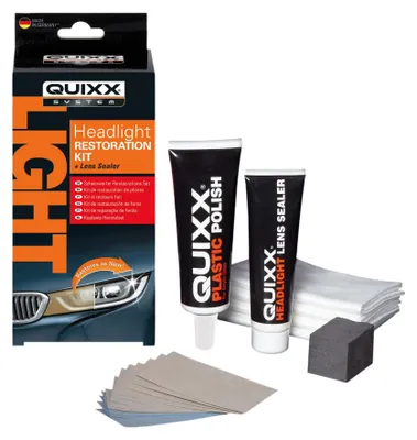 Produktbild von QUIXX Scheinwerfer Restaurations Set Aufbereitungs-Kit, zur Entfernung von Vergi