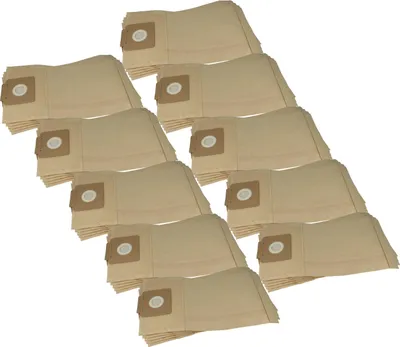 Produktbild von vhbw 50x Staubbeutel Ersatz für Kärcher 4002667803686, 6.904-312.0, 6.907-011.0, 6.904-318.0 für Staubsauger - 23cm x 22,5cm braun