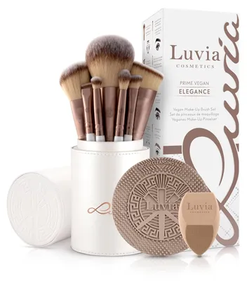 Obrázok produktu pre Sada 15 kusov: Sada štetcov na make-up "Prime Vegan Pro" v farbách perleťová/kafe