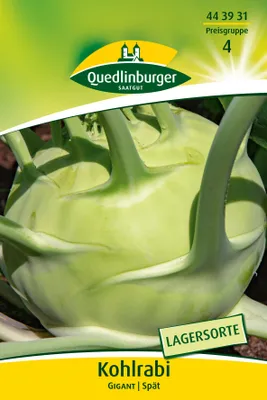 Produktbild von Kohlrabi Gigant | Kohlrabisamen von Quedlinburger