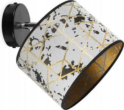 Obrázek produktu pro Stropní závěsná lampa, nástěnná lampa, stínidlo, zlatý vzor