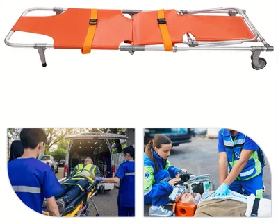Produktbild von Robuster Rettungssitz – Krankenwagen-Sitz – Tragbarer Tragetisch – Rettungssitz – Medizinischer Transportstuhl