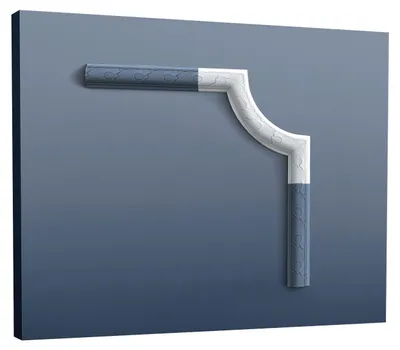 Image de Orac Decor P101A LUXXUS Elément du coin Décoration pour Corniche P1020 | 25 cm