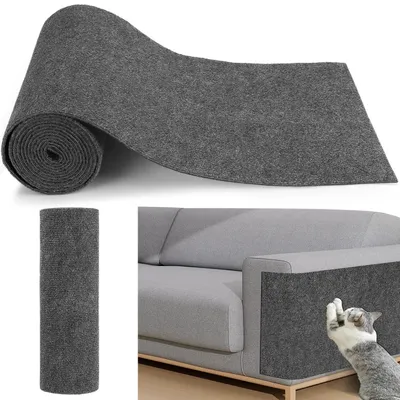 Productafbeelding van Krabpaal voor Katten, 300 x 40 cm, Donkergrijs