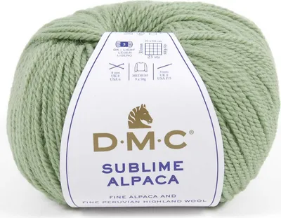 Obrázek produktu pro DMC Sublime Alpaca – prémiová příze pro ruční pletení, vyrobená ze 50 % alpaky a 50 % vlny highland (barva 81)