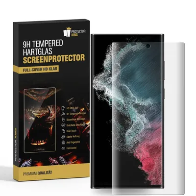 Produktbild von 5x 9H Panzerglas für Samsung Galaxy S22 Ultra Full-Screen HD klar Displayschutz Schutzfolie Schutzglas Tempered Hartglas