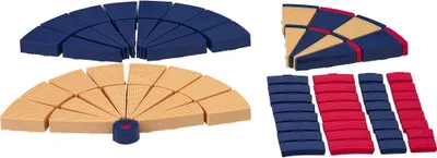 Produktbild von Kings Dart Dart-Segmente-Set "Cabinett Profi", Blau-Rot