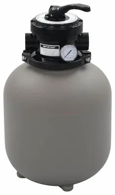 Obrázok produktu pre 4-cestný ventil pre pieskový filter určený pre bazény umiestnené nad zemou, vyrobený z polyetylénu (PE) s priemerom 350 mm