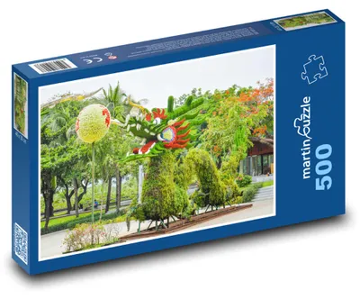 Obrázok produktu pre Puzzle 500 Tropická záhrada Hainan - martinpuzzle