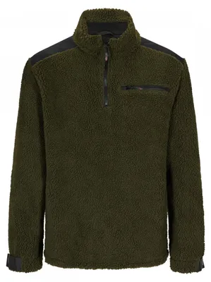 Produktbild von Faserpelzpullover Bergfjord Herren (Dunkel Oliv) Größe L