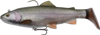 Produktbild von Savage Gear 4D Trout Rattle Shad Rainbow Trout 12,5 cm 35 g Gummiköder