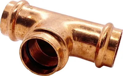 Produktbild von Kupfer Pressfitting T-Stück, Kontur V, 28mm