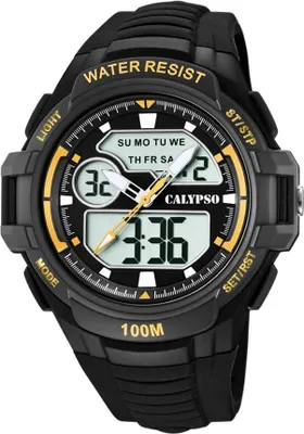 Produktbild von Calypso ► Armbanduhr Analog Digital Quarz schwarz Kunststoff ► K5770