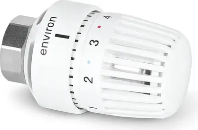 Produktbild von Thermostatkopf Universal 7-28°C 1-5, Flüssig-Fühler M30 x 1,5 weiß mit Nullstellung 1011465