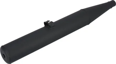 Produktbild von Auspuff, schwarz matt, kurz - Simson S53